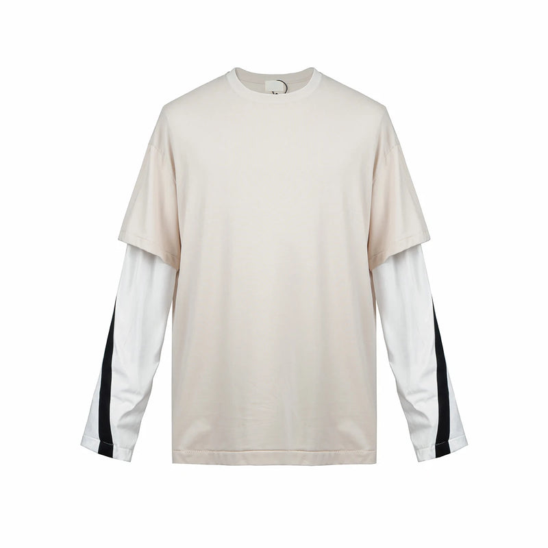 Mens Fall Tshirts Crew Neck Casual T-shirt