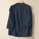 Summer Women's Blouse Solid Tops Female Casual Elegant Shirts Vintage