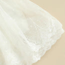 Summer Newborn Baby Romper Dress Princess Infant Toddler Mesh Hem Lace Sleeveless Solid V-neck Party Jumpsuit Tutu Dress