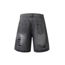 Jean Shorts for Men Streetwear Denim Short Pants Retro Shorts