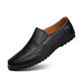 Classic Men's Leather Casual Shoes Breathable Loafers Men Cross-border Shoes Men Comfortable Slip-ons