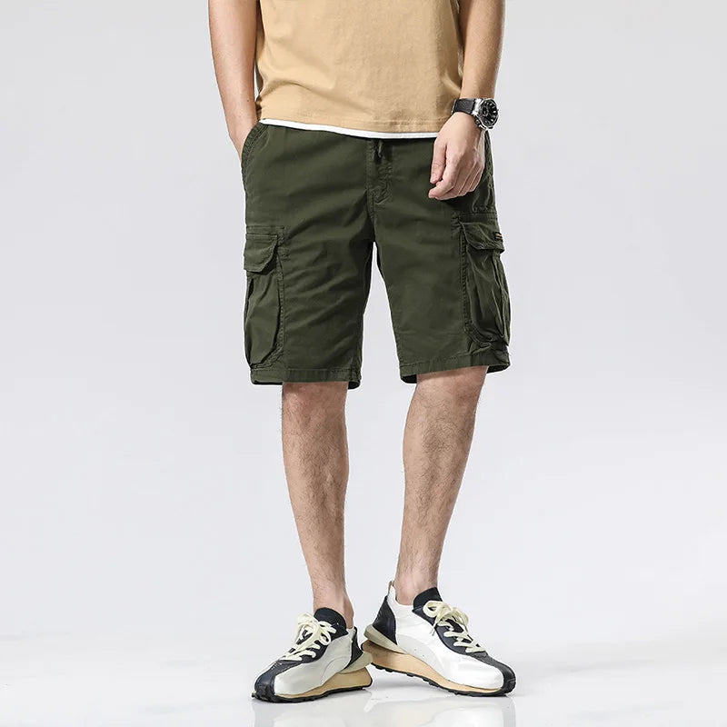 Men Summer Casual Cargo Shorts Men Outwear Breeches Shorts