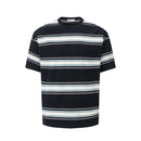 Men Retro Casual Loose Half-Sleeve Crew Neck Cotton Tee