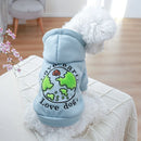 Small Dog Clothes Spring Autumn Cartoon Sweatshirt Cat Cute Hoodie Puppy Pullover Pug