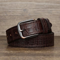 Luxury Design Men Belt Genuine Leather Individuality Pin Buckle Jeans Belts For Men's