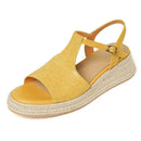 Genuine Leather Sandals Women Shoes Wedges Heels Summer Sandals Casual Shoes Ladies