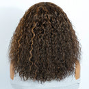 Curly hair wig on a white background, Obroi