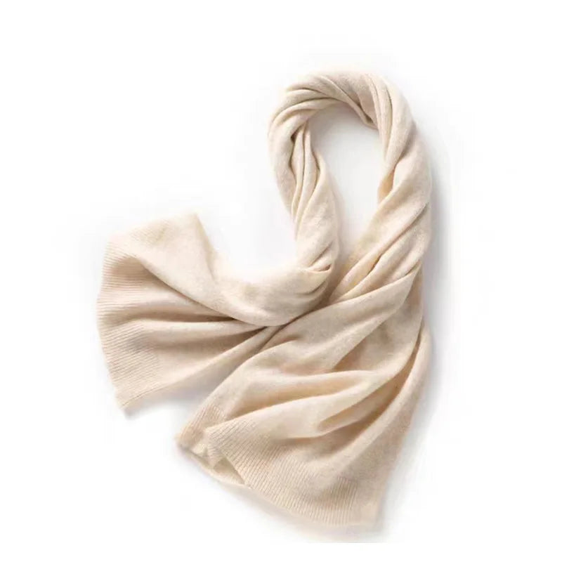 Cashmere Cape Draped Over Women's Knitted Warm Dual-purpose Scarf for Autumn and Winter