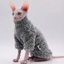Super Cool Cat Outfits  Autumn Winter Warm Wearing Hairless Cat Apparel Clothing Sphynx Cat Clothes