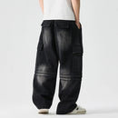 Men Denim Pants Men Casual Pants Men Loose Hip Hop Wide Leg Pants Oversize Jeans Trousers Men