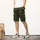 Summer Mens Cargo Tactical Short Pants Multi-pocket Shorts Men Oversize Clothing Casual Jogger Outdoor Khaki Pants