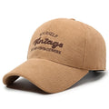 Corduroy Caps For Men Baseball Cap Winter Women Golf Cap Street Trucker Hat