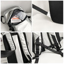 High quality Waterproof Mens Backpack Designer Silver Glassy School Bag Urban Teenage Girls Rucksack