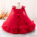 New 0-6-year-old girl children children's clothing baby one-year-old birthday party dresses