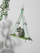 Pink Wooden Shelf Hanging Decoration Display Stand Wall Decor Floating Shelf Girls Kids Room