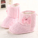 0-1 Year Old Toddler Shoes Winter Baby Girls Shoes Soft Sole Warm Snow Boots 6 Months Little Girl Thick Wool Velvet Lining Shoes