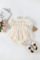 Summer Baby Clothes Toddler Girls One Piece Infant Waffle Bodysuit Girls Lace Outfit