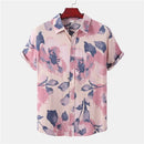 Floral Beach Shirts Men Camisa Summer Casual Short Sleeve Hawaiian Shirt Men