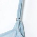 Summer Tiered Ruffles Lace Decoration Halter Top Vest Women's Chic Camisole