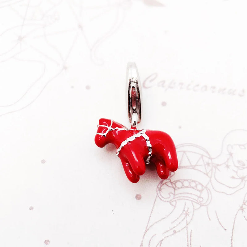 Horse Charm Women Men Jewelry 925 Sterling Courage Pendant Fit Bracelet