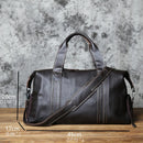 Leather Men Travel Bag Natural Handbag Casual Shoulder Messenger Bag Large Capacity Luggage Bag