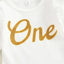 Spring Autumn Newborn Infant Baby Girls Clothes Set Long Sleeve Letter Romper Tutu Skirt Headband Outfits Clothing