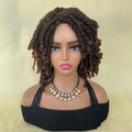 Bob Braided Wig Synthetic Faux Locs Crochet Twist Braiding Wig Dreadlocks Short Wigs For Women