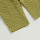 Infant Baby's Sets 2Pcs Clothing Fall Long Sleeve Lemon Tops and Pants Outfits Kids Newborn Casual Clothes