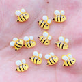 Kawaii Cute Cartoon Mini Honeybee Flat Back Resin Cabochons Scrapbooking DIY Jewelry Craft Decoration Accessories