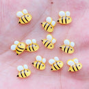Kawaii Cute Cartoon Mini Honeybee Flat Back Resin Cabochons Scrapbooking DIY Jewelry Craft Decoration Accessories