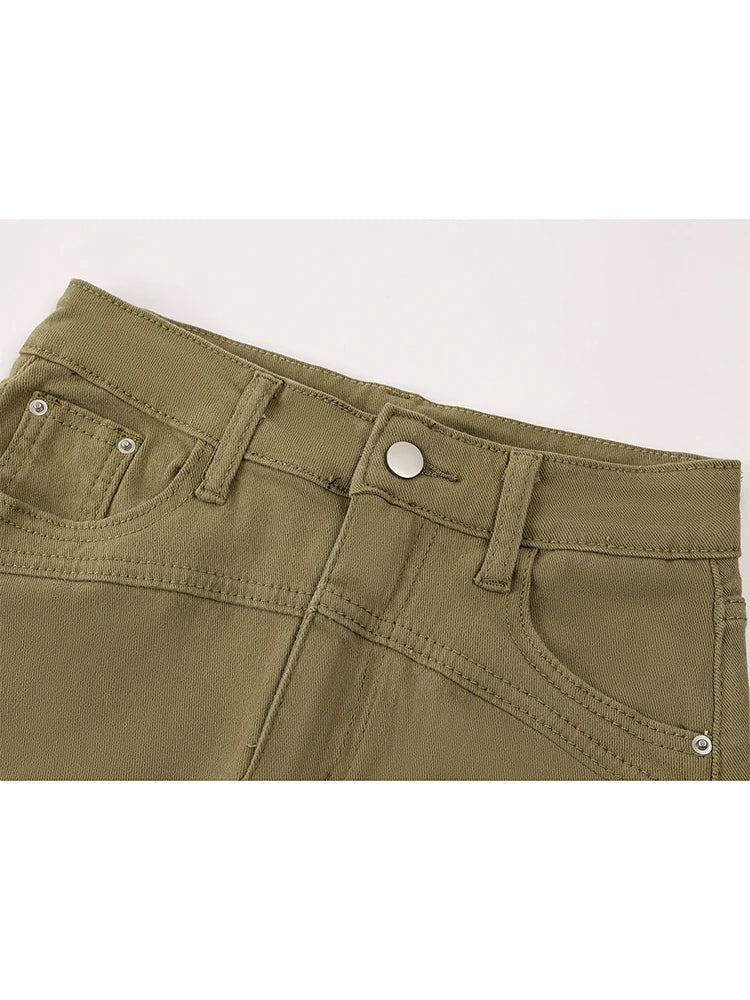 Women's Denim Skirt Vintage High Waist Mini Skirt Streetwear Girls Jean Skirt Summer Clothes