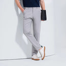 Men Straight Formal Trousers Pants Comfortable Casual Wide Long Pants