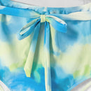 Family Matching Tie Dye Cut Out One-piece Swimsuit and Swim Trunks