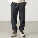 Autumn Thick Knitted Sweatpants Men's Casual Ankle-tied Pants