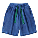 Corduroy Plush Thickened Loose Legged Summer Casual Men Shorts