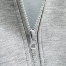 Hoodies Women Spring Street Style Splice Block Sweatshirt Loose Zip Outewear Curve Clothes
