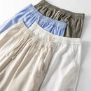 Men Linen Shorts Summer Men Breathable Sport Basketball Shorts For Men Quick Beach Shorts Male Clothing