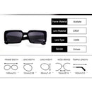Designer Sunglasses Men Acetate Square Dames Rectangle Sun Glasses For Women UV400 Eyewear