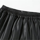 Baby Girl Leather Pleated Skirt Short Toddler Teens Child Skirt Spring Autumn Winter Baby Clothes