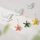 Simulated Mediterranean Resin Seagull Background Wall Decorative Pendant