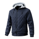 Jackets Men Autumn Winter Warm Thick Jacket Coat Casual Prismatic Plaid Coat Outerwear