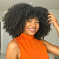 Highlight Blonde Short Curly Bob Wig With Bangs Kinky Curly Wig Glueless Wig Remy