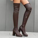 Women's Over the Knee High Boots Elegant Autumn Winter Shoes Boot Ladies Party Shoes