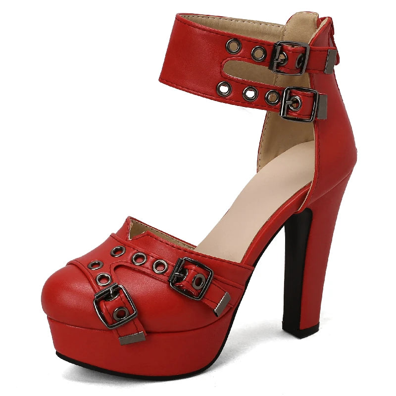 Women Sandals Summer Shoes Strap Pumps Wedding Fetish Dance Party Shoes