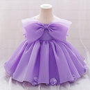 Baby girl pink sweet dress with girl dress and textured girl's clothing suitable for parties