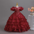 Girls Party Dresses Evening Dresses 4-12 Years Old Summer Girls Flower Girl Wedding Outfits