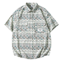 Short-sleeved Shirt Casual Men's Lapel Shirt