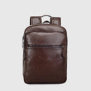 Mens Leather Backpacks Book Backpack Men Business Laptop Bags Travel Bag Daypacks