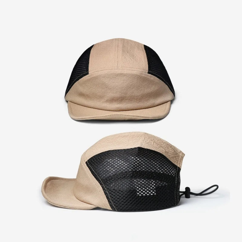 Short Brim Baseball Cap Breathable Face Small Hip-hop Cap Sunscreen Hat Men