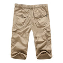 Calf Length Pants Men Cotton Outdoor Casual Cargo Pants Men Military Breathable